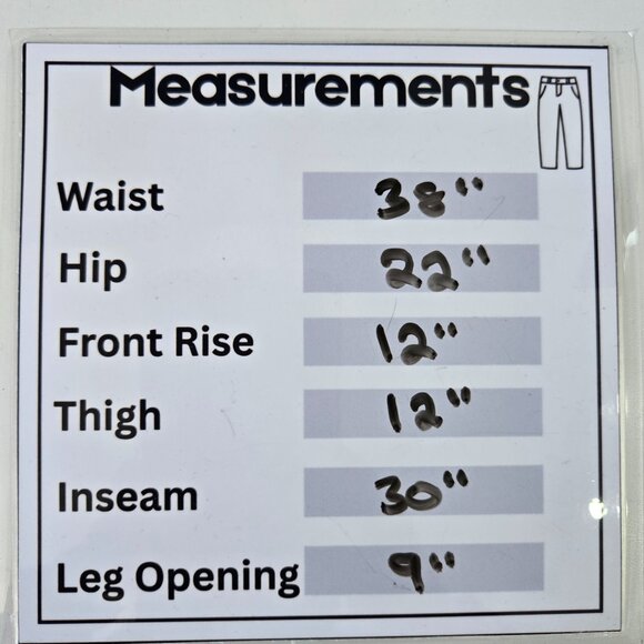 New Men’s Black Cargo Casual Pants – Size 38W x 30L - Picture 6 of 6